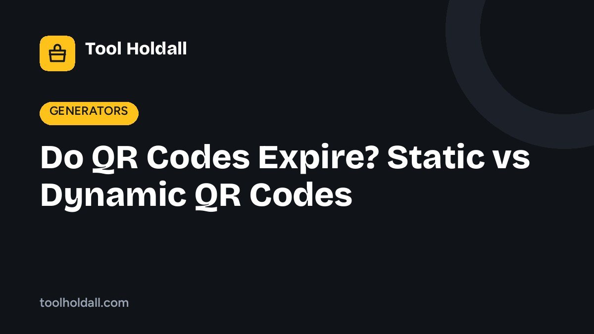 Do QR Codes Expire? Static vs Dynamic QR Codes