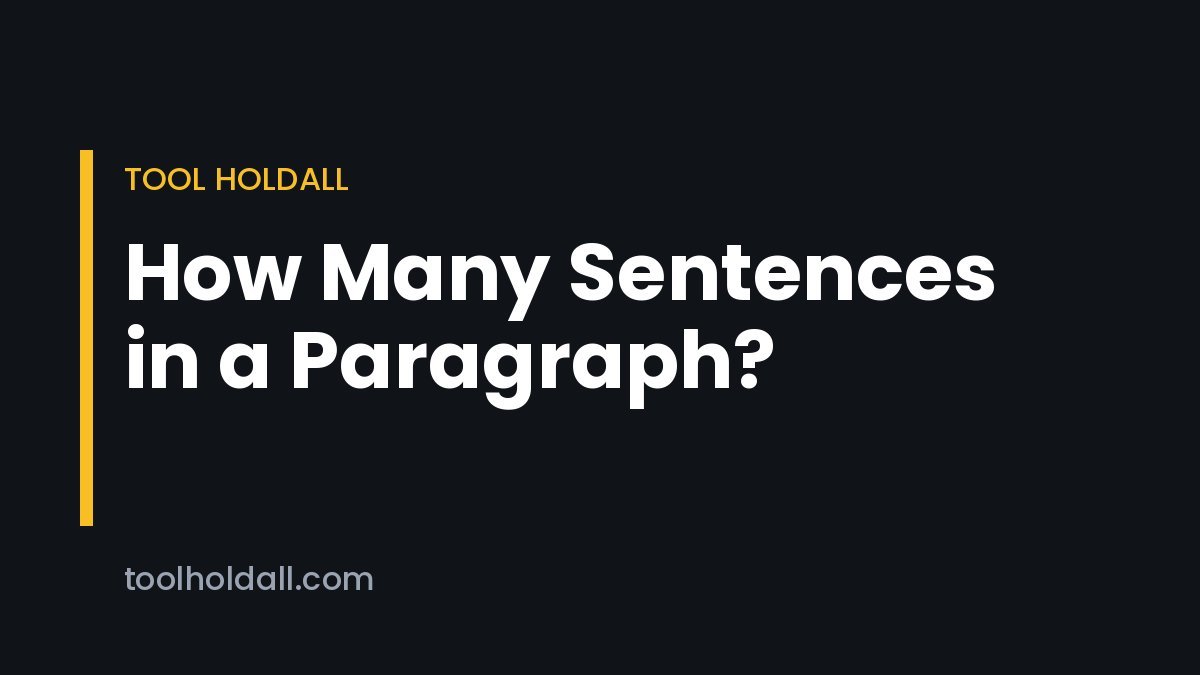 How Many Sentences in a Paragraph? Rules for Essays and the Web