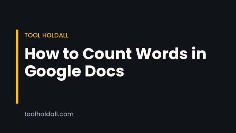How to Count Words in Google Docs (Computer, Android and iPhone) 1 How to Count Words in Google Docs (Computer, Android and iPhone)